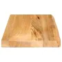 Solid mango wood natural edge table top 60x20x2.5 cm by , Table tops - Ref: Foro24-370416, Price: 18,53 €, Discount: %