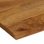 Massivholz-Tischplatte mit natürlicher Kante aus Mangoholz 110x80x2,5 cm. von , Tischplatten - Ref: Foro24-370773, Preis: 104...