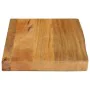 Solid mango wood natural edge table top 40x20x3.8 cm by , Table tops - Ref: Foro24-370558, Price: 16,73 €, Discount: %