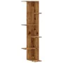 Corner wall shelf made of aged wood 36.5x36.5x140 cm by , Shelves and shelves - Ref: Foro24-852634, Price: 60,96 €, Discount: %