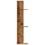 Corner wall shelf made of aged wood 36.5x36.5x140 cm by , Shelves and shelves - Ref: Foro24-852634, Price: 60,96 €, Discount: %