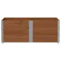 Solid pine wood planter in brown, 150x100 cm by , Pots and planters - Ref: Foro24-3295442, Price: 126,28 €, Discount: %