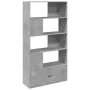 Engineered wood gray concrete shelf 100x36x189 cm by , Bookcases and shelves - Ref: Foro24-3295327, Price: 150,42 €, Discount: %