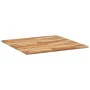 Solid acacia wood square table top 90x90x2 cm by , Table tops - Ref: Foro24-4008723, Price: 94,10 €, Discount: %