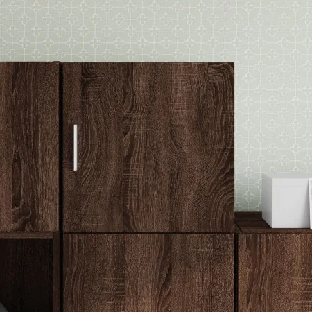 Engineered wood brown oak wall cabinet 40x42.5x40 cm by , Sideboards - Ref: Foro24-846102, Price: 44,38 €, Discount: %