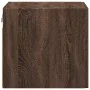 Engineered wood brown oak wall cabinet 40x42.5x40 cm by , Sideboards - Ref: Foro24-846102, Price: 44,38 €, Discount: %