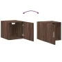 Engineered wood brown oak wall cabinet 40x42.5x40 cm by , Sideboards - Ref: Foro24-846102, Price: 44,38 €, Discount: %