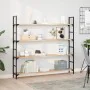 Floating shelves 2 units untreated acacia wood 140x20x2 cm by , Shelves and shelves - Ref: Foro24-3279356, Price: 65,40 €, Di...