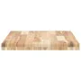 Acacia wood untreated bathroom vanity countertop 100x50x4 cm by , bathroom vanities - Ref: Foro24-3279679, Price: 97,77 €, Di...