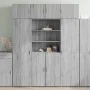 Engineered wood sideboard in Sonoma grey, 80x42.5x185 cm by , Sideboards - Ref: Foro24-3281383, Price: 185,19 €, Discount: %