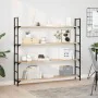 Floating shelves 3 units untreated acacia wood 160x20x2 cm by , Shelves and shelves - Ref: Foro24-3279361, Price: 101,30 €, D...