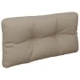 Kissen für Paletten aus grauem Taupe-Stoff 70x40x12 cm von , Kissen für Stühle und Sofas - Ref: Foro24-360587, Preis: 25,37 €...