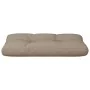 Kissen für Paletten aus grauem Taupe-Stoff 70x40x12 cm von , Kissen für Stühle und Sofas - Ref: Foro24-360587, Preis: 25,37 €...