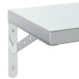 Wall shelves 2 units stainless steel silver 75x23.5 cm by , Shelves and shelves - Ref: Foro24-3214507, Price: 62,02 €, Discou...