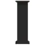 Plant stands made of black engineered wood 33x33x100 cm by , Pot stands - Ref: Foro24-852979, Price: 82,49 €, Discount: %