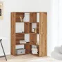 Corner shelf 4 levels oak wood artisan 85x85x140 cm by , Bookcases and shelves - Ref: Foro24-3307818, Price: 206,85 €, Discou...