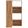 Corner shelf 4 levels oak wood artisan 85x85x140 cm by , Bookcases and shelves - Ref: Foro24-3307818, Price: 206,85 €, Discou...