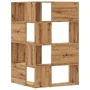 Corner shelf 4 levels oak wood artisan 85x85x140 cm by , Bookcases and shelves - Ref: Foro24-3307818, Price: 206,85 €, Discou...