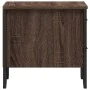 Bedside tables 2 units engineered wood brown oak 40x41x40 cm by , Nightstands - Ref: Foro24-848513, Price: 95,81 €, Discount: %