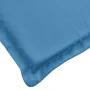 Kissen für Gartenbank 2 Stück Stoff in meliertem Blau 180x50x7 cm von , Kissen für Stühle und Sofas - Ref: Foro24-4002623, Pr...