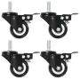 Swivel wheels with brakes 8 units 50 mm by , Material handling - Ref: Foro24-277931, Price: 27,67 €, Discount: %