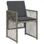 Garden dining set 7 pieces and gray synthetic rattan cushions by , Garden sets - Ref: Foro24-3210728, Price: 461,92 €, Discou...