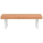 Wall-mounted sink shelf made of steel and solid beech wood by , bathroom vanities - Ref: Foro24-3302376, Price: 89,73 €, Disc...