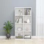 Shelving unit/Sideboard in glossy white plywood 66x30x130 cm by vidaXL, Bookcases and shelves - Ref: Foro24-800159, Price: 88...