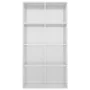 Shelving unit/Sideboard in glossy white plywood 66x30x130 cm by vidaXL, Bookcases and shelves - Ref: Foro24-800159, Price: 88...