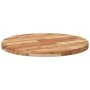 Solid acacia wood round table top Ø70x4 cm by , Table tops - Ref: Foro24-4008703, Price: 91,92 €, Discount: %