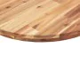 Solid acacia wood round table top Ø70x4 cm by , Table tops - Ref: Foro24-4008703, Price: 91,92 €, Discount: %