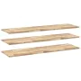 Floating shelves 3 units untreated acacia wood 120x40x2 cm by , Shelves and shelves - Ref: Foro24-3279405, Price: 143,28 €, D...