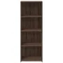 Hoher Schrank aus braunem Eichen-Ingenieurholz 45x41x124 cm. von , Sideboards - Ref: Foro24-846396, Preis: 79,13 €, Rabatt: %