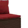 Garden sofa set 10 pieces and brown synthetic rattan cushions by , Garden sets - Ref: Foro24-3308405, Price: 665,57 €, Discou...