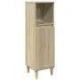 Bathroom cabinet in oak Sonoma plywood, 30x30x100 cm. by , bathroom vanities - Ref: Foro24-849659, Price: 54,86 €, Discount: %