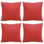 Sofa cushions 4 units red fabric 50x50 cm by , Cushions for chairs and sofas - Ref: Foro24-360387, Price: 37,64 €, Discount: %