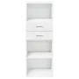 Hoher Schrank aus weißem Ingenieurholz 45x42,5x124 cm. von , Sideboards - Ref: Foro24-846166, Preis: 94,32 €, Rabatt: %