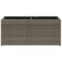 Garden planter with 2 gray PE rattan planters 72x30x32 cm by , Pots and planters - Ref: Foro24-366424, Price: 45,83 €, Discou...