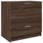 Engineered wood brown oak sink cabinet 59x37x59 cm by , Bathroom furniture - Ref: Foro24-848114, Price: 88,10 €, Discount: %