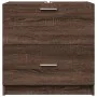 Engineered wood brown oak sink cabinet 59x37x59 cm by , Bathroom furniture - Ref: Foro24-848114, Price: 88,10 €, Discount: %