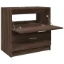 Engineered wood brown oak sink cabinet 59x37x59 cm by , Bathroom furniture - Ref: Foro24-848114, Price: 88,10 €, Discount: %