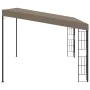 Pergola with wall-mounted assembly in taupe gray 4x3 m by vidaXL, Tents and gazebos - Ref: Foro24-312261, Price: 269,99 €, Di...