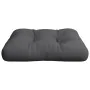 Cushion for pallet sofa, gray fabric, 60x60x12 cm by , Cushions for chairs and sofas - Ref: Foro24-360447, Price: 27,33 €, Di...