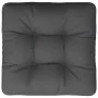 Cushion for pallet sofa, gray fabric, 60x60x12 cm by , Cushions for chairs and sofas - Ref: Foro24-360447, Price: 27,33 €, Di...