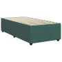 Box spring bed with dark green velvet mattress 80x200 cm by , Beds and slatted bases - Ref: Foro24-3287587, Price: 335,23 €, ...