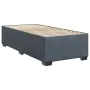 Einzelnes Boxspringbett mit dunkelgrauem Samtmatratze. von , Betten und Lattenroste - Ref: Foro24-3288772, Preis: 392,44 €, R...