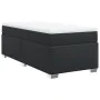 Box spring bed with black synthetic leather mattress 90x190 cm by , Beds and slatted bases - Ref: Foro24-3285189, Price: 341,...