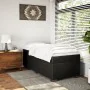 Box spring bed with black synthetic leather mattress 90x190 cm by , Beds and slatted bases - Ref: Foro24-3285189, Price: 341,...