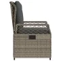 Reclining garden armchairs 2 units synthetic gray rattan by , Garden chairs - Ref: Foro24-368663, Price: 208,28 €, Discount: %