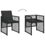 9-piece garden dining set with black synthetic rattan cushions by , Garden sets - Ref: Foro24-3210739, Price: 571,02 €, Disco...